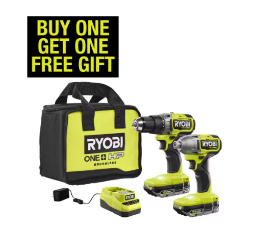  ryobi oneplus hp drill impact combo kit