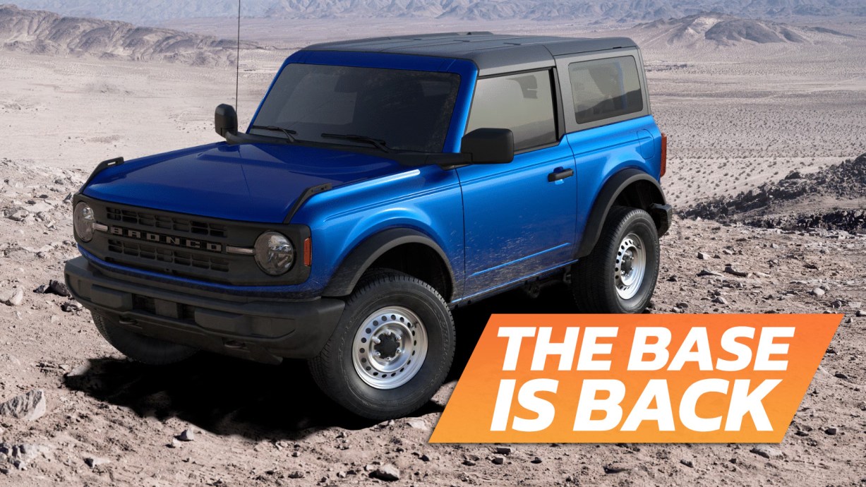 Ford Bronco Base Model Revived for 2025, Leaked Order Guide Says