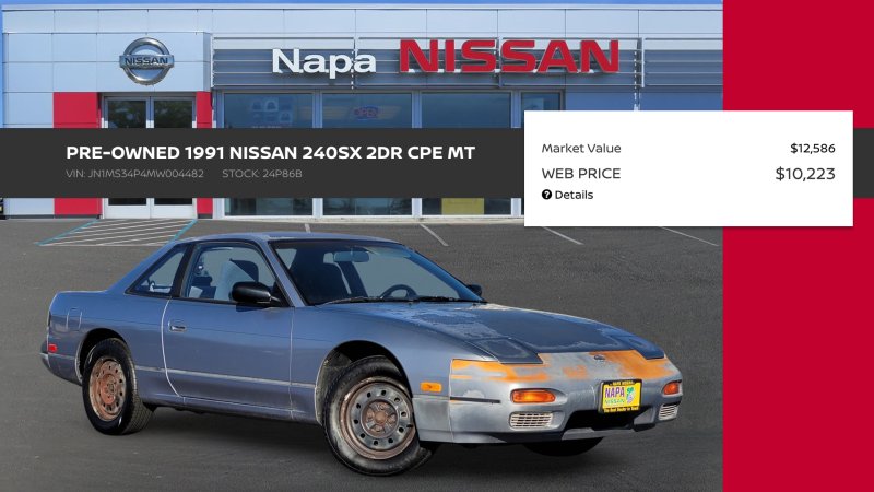 Nissan 240SX for sale at Napa Nissan