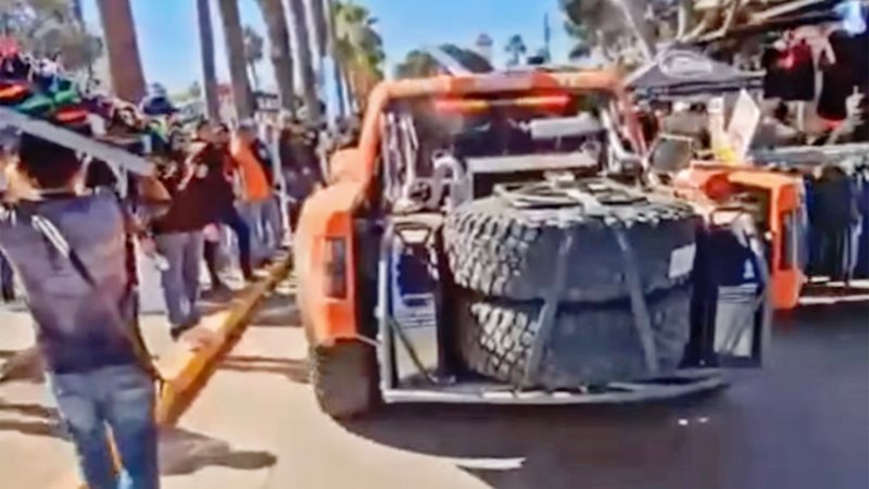 Baja 1000 Racer Revs Engine During Tech and Loses Control, Killing Two