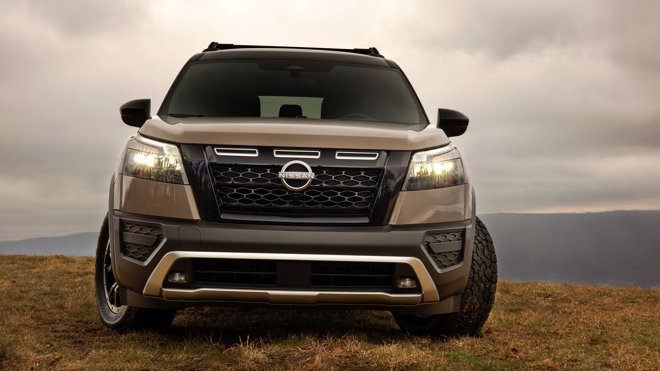 Nissan Pathfinder Rock Creek front end.