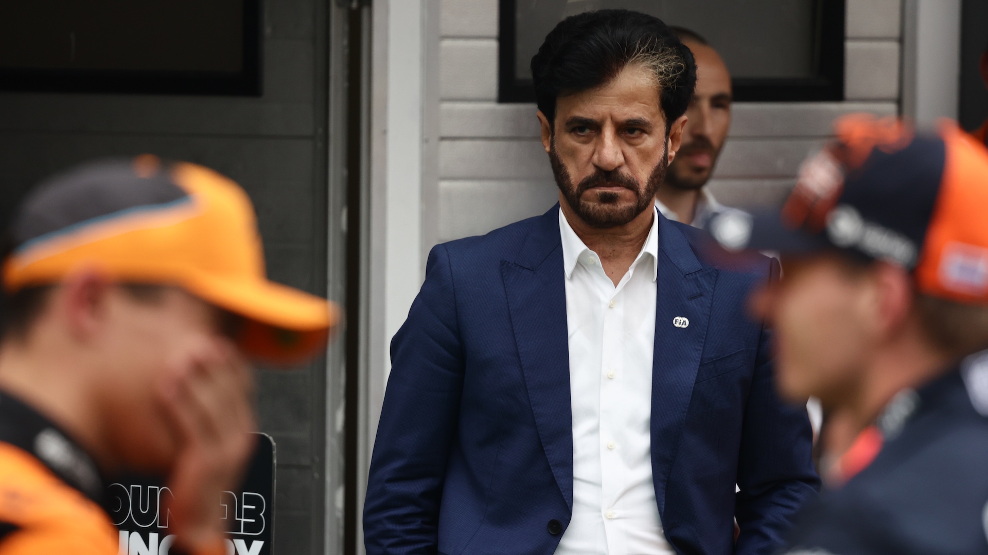 Mohammed Ben Sulayem after qualifying ahead of the Formula 1 Hungarian Grand Prix at Hungaroring in Budapest, Hungary on July 20, 2024. (Photo by Jakub Porzycki/NurPhoto)