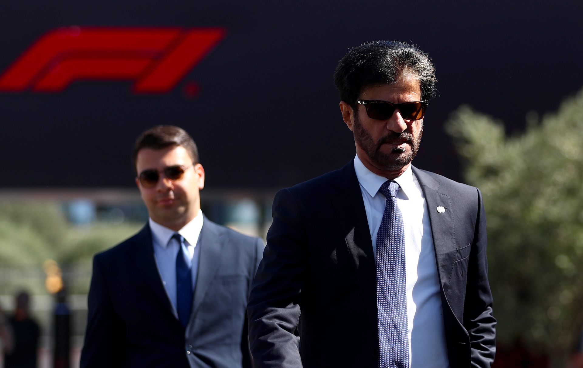 BAKU, AZERBAIJAN - SEPTEMBER 15: Mohammed ben Sulayem, FIA President, walks in the Paddock prior to the F1 Grand Prix of Azerbaijan at Baku City Circuit on September 15, 2024 in Baku, Azerbaijan. (Photo by Peter Fox - Formula 1/Formula 1 via Getty Images)