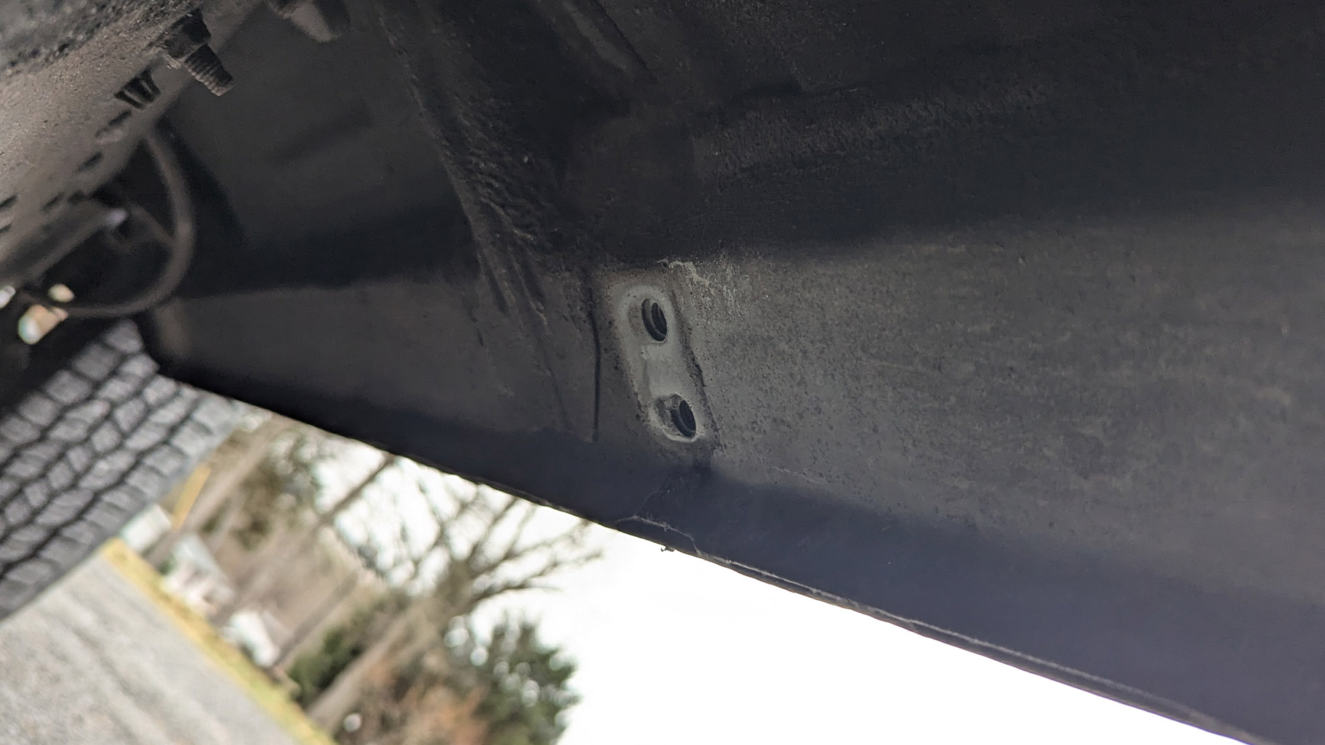 2018 Toyota Tacoma Nerf Bar Mounting Point 