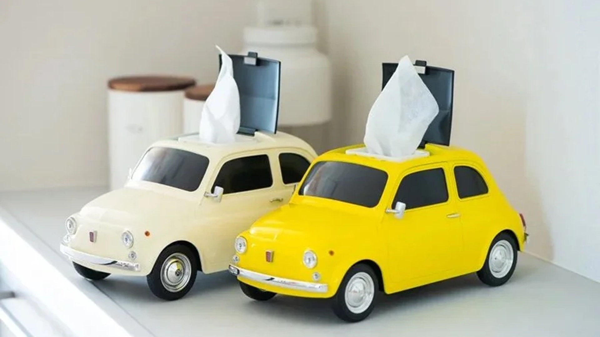 Fiat 500 tissue box