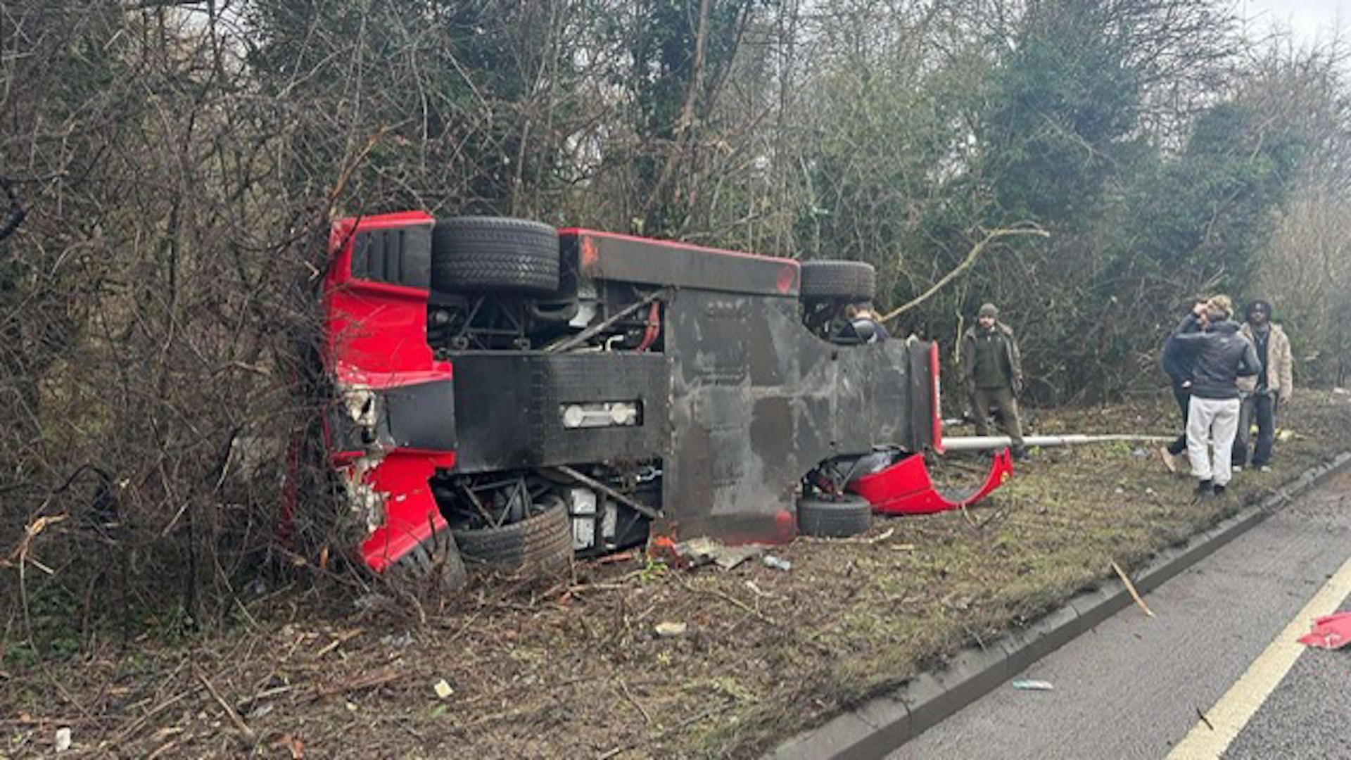 World’s Highest Mileage Ferrari F40 Destroyed in Test Drive Crash