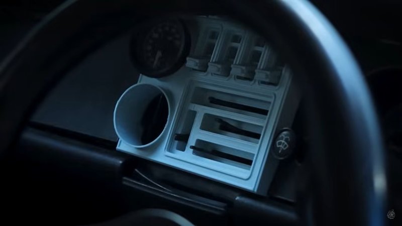 3D-printed Toyota Corolla gauges.