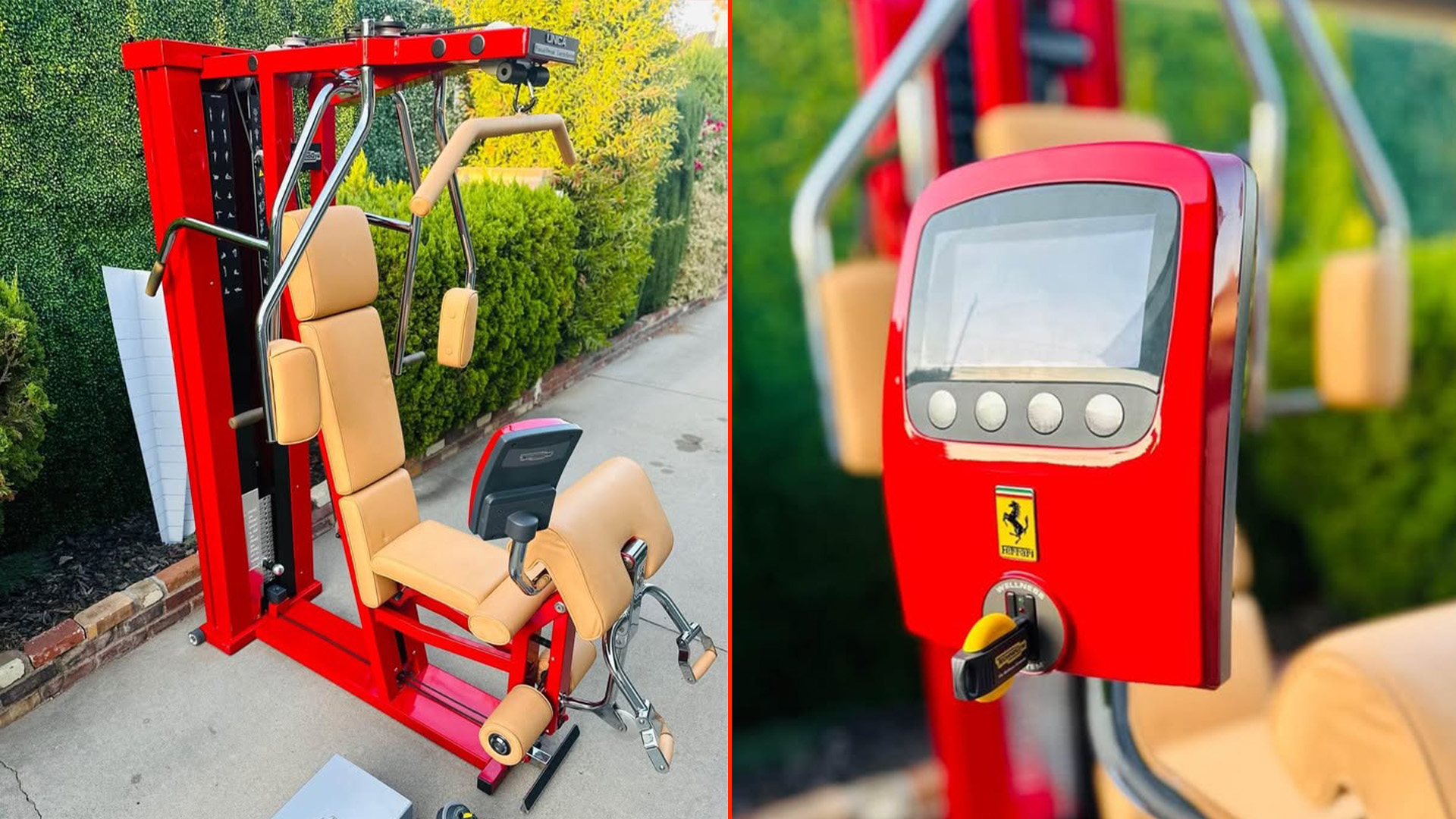 Get Jacked Like a Real Tifosi With This Official Ferrari-Themed Home Gym