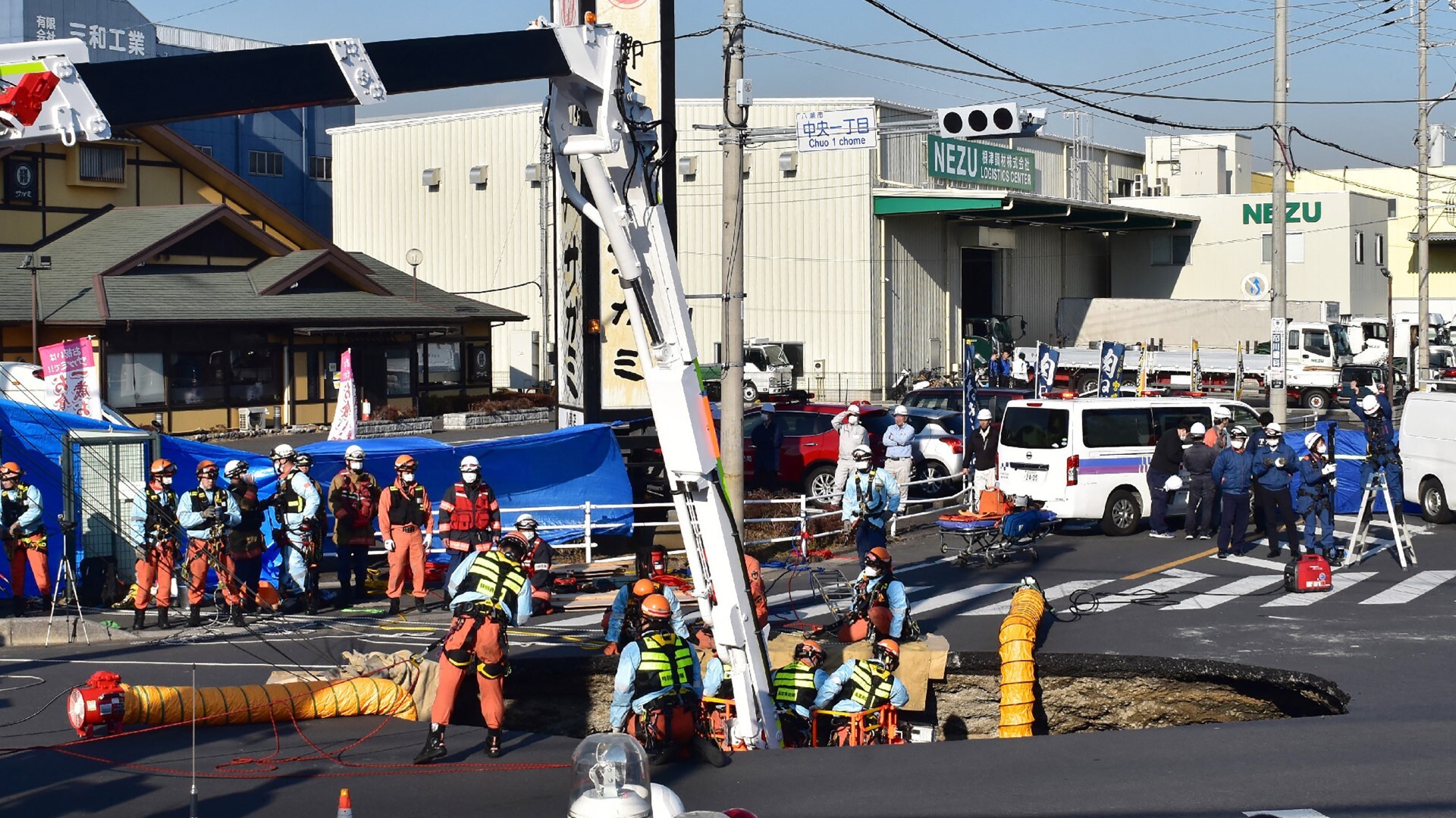 Sinkhole in Japan That Swallowed a Truck Just Keeps Getting Bigger