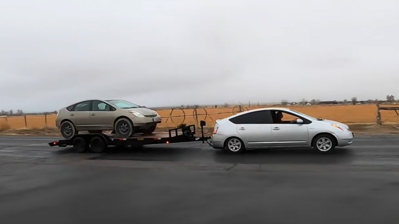 A Stock Toyota Prius Can Tow 5,000 Pounds, But That Doesn’t Mean It Should