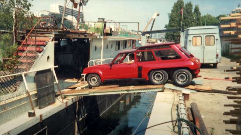 History Must Never Forget the Twin-Engine, Six-Wheeled Renault 5 Turbo