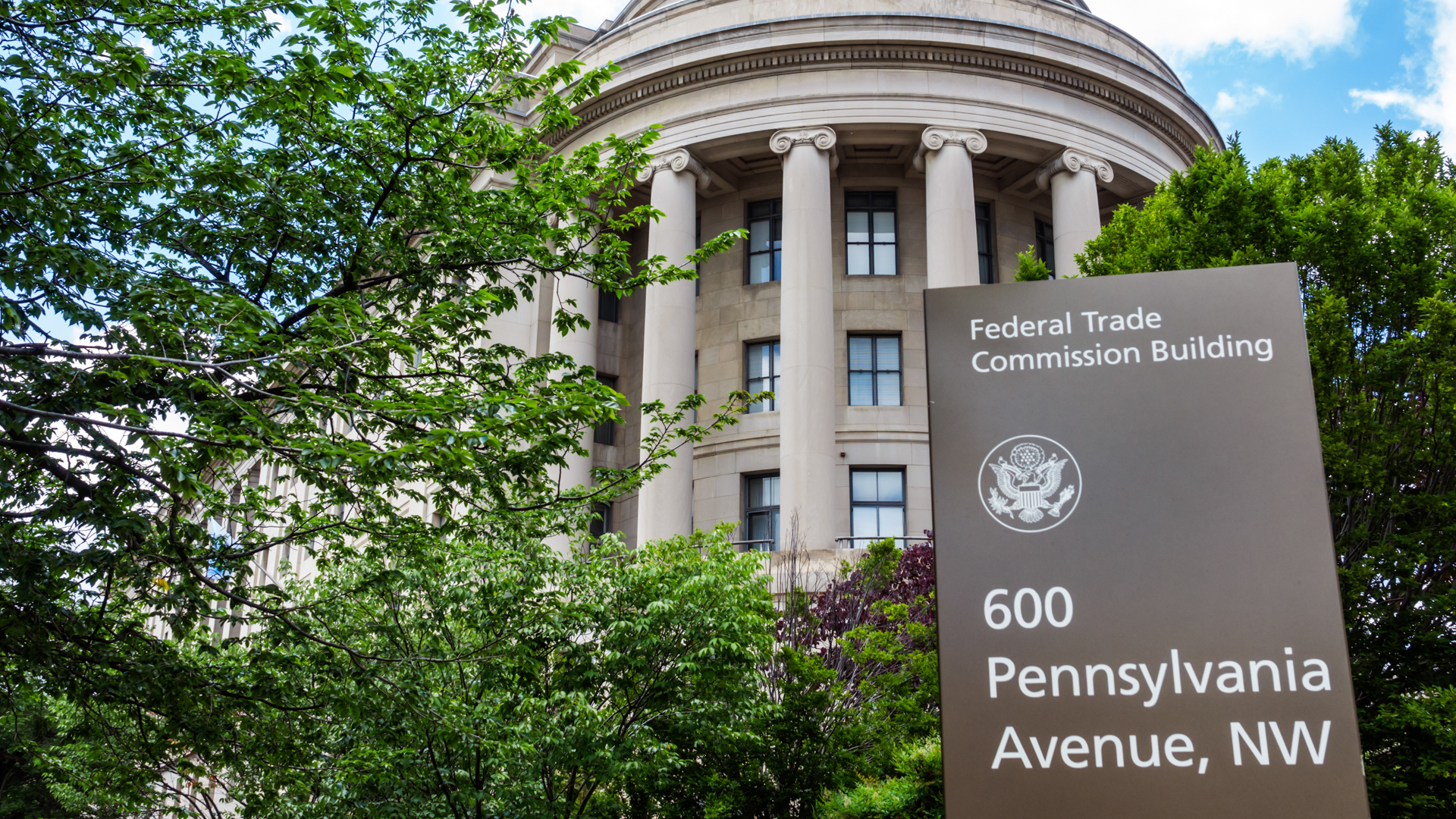 A photo of the Federal Trade Commission building