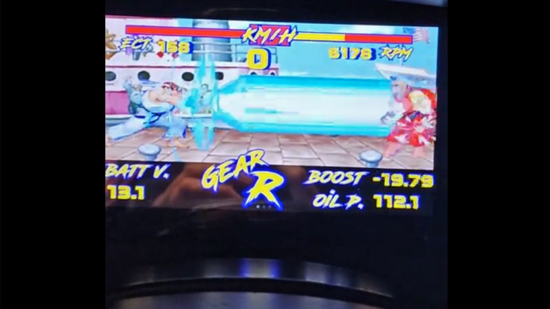 This Incredible Street Fighter Gauge Cluster Is Why Digital Gauges Were Invented