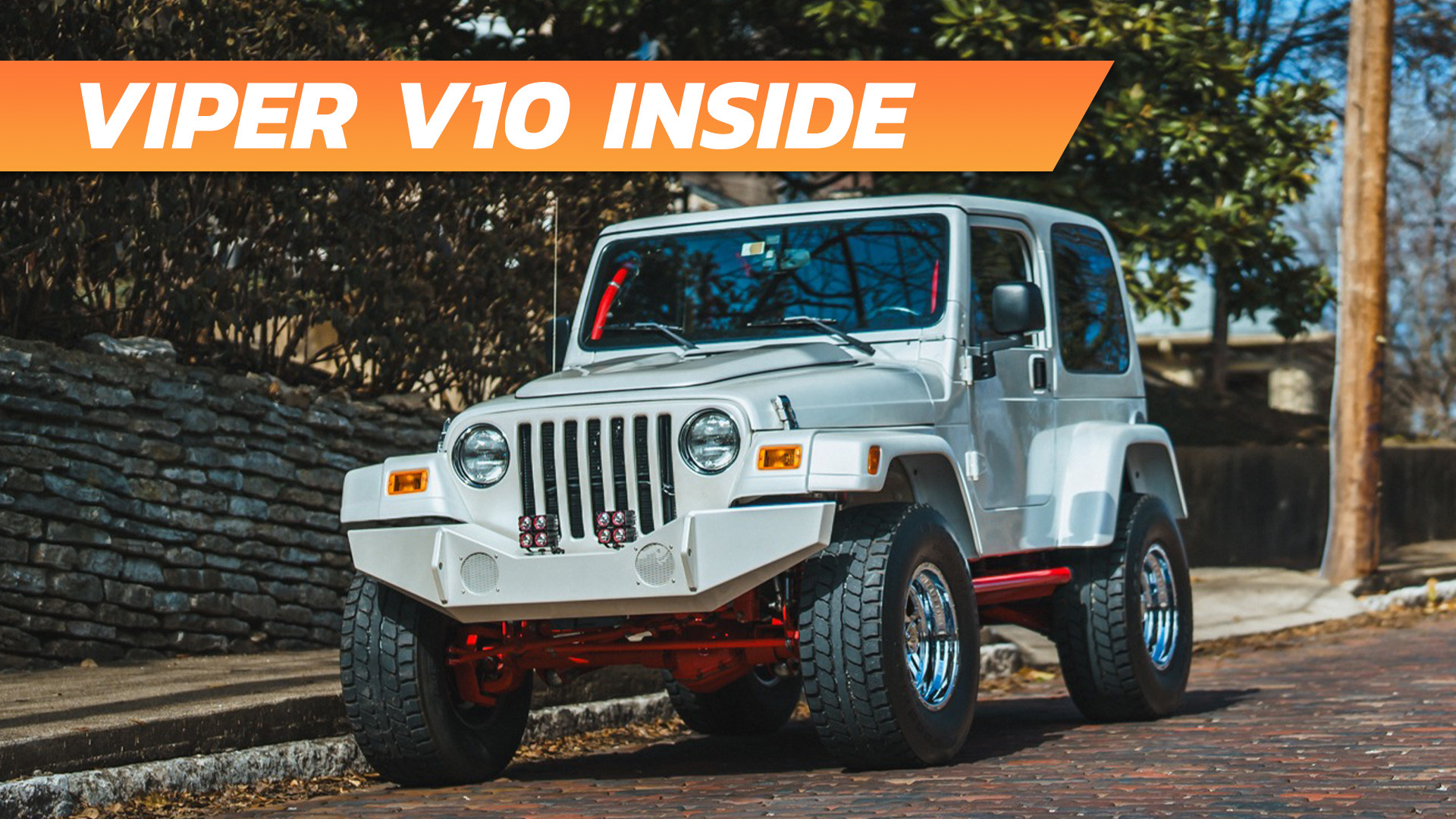 Hemi Who? This Viper V10-Powered Jeep Wrangler Is for Sale