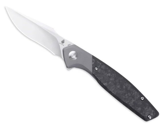  kizer carbon fiber and titanium knife