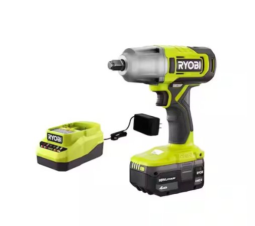  ryobi impact with 4ah battery