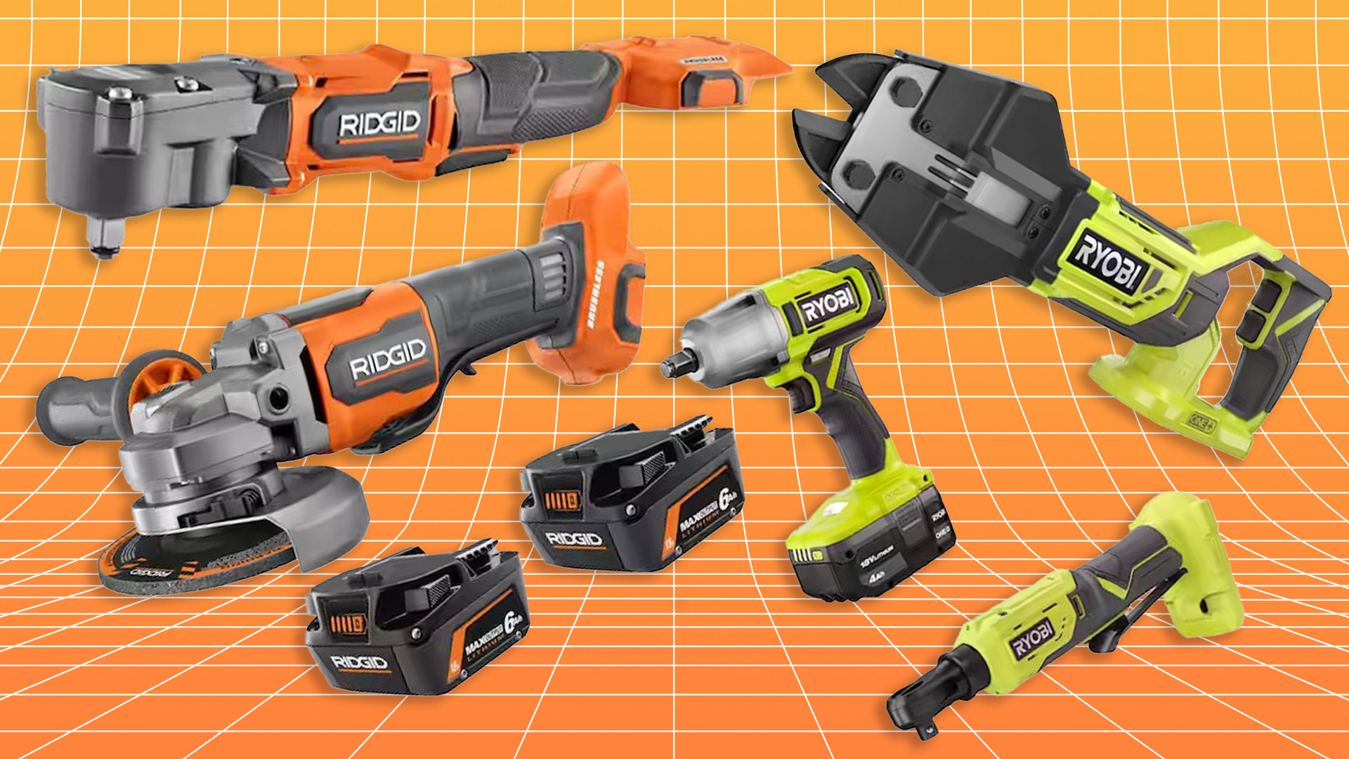 Land Crazy Savings on Ryobi and Ridgid at Home Depot