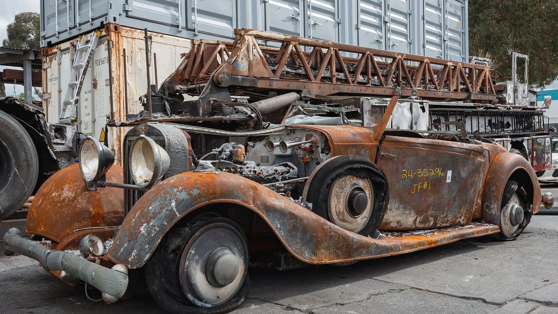 Charred Husk of a Concours 1934 Hispano Suiza Still Sold for $224,000