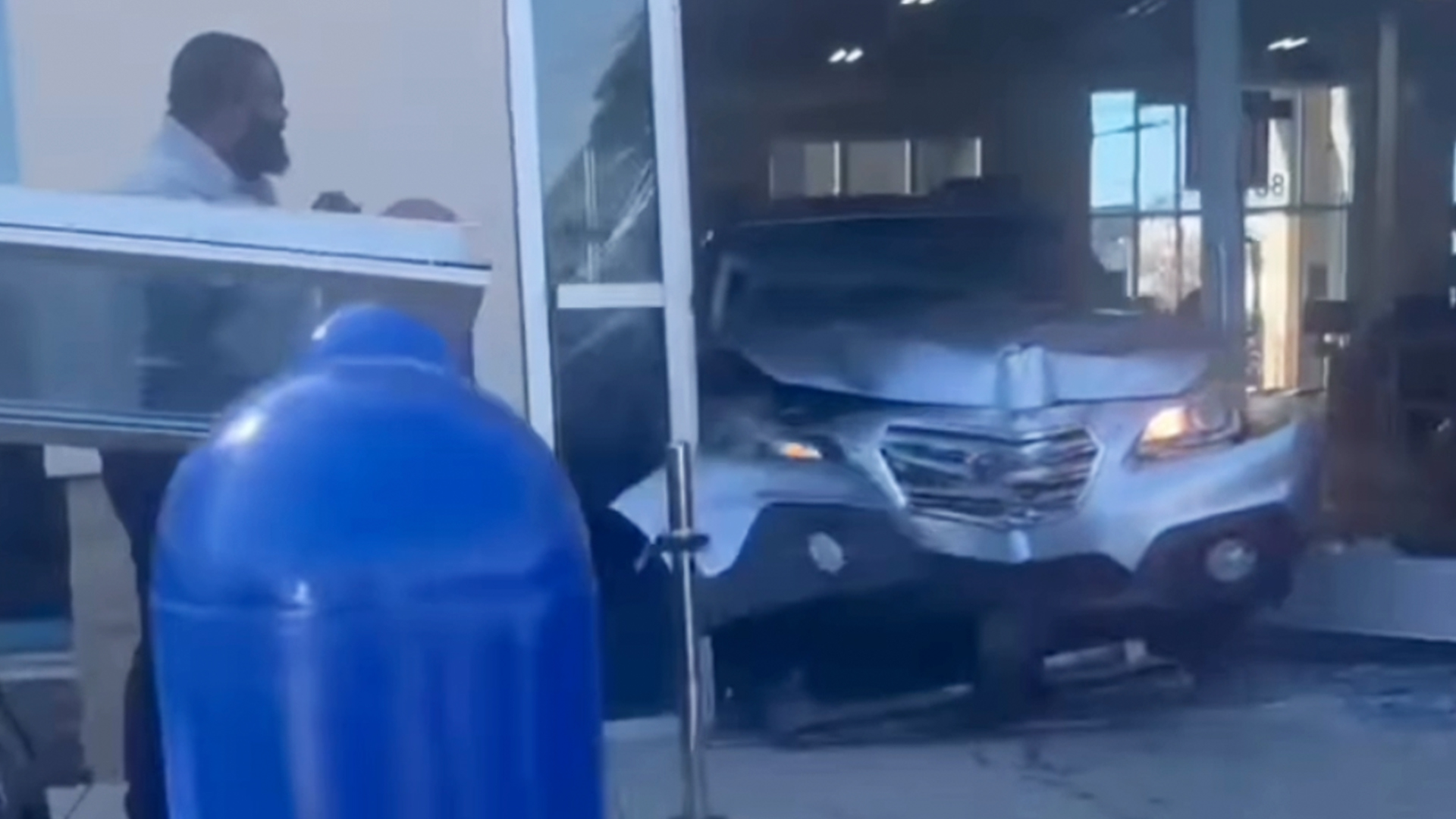 CarMax Customer Crashes Subaru Into Showroom After (Apparently Bad) Appraisal Offer