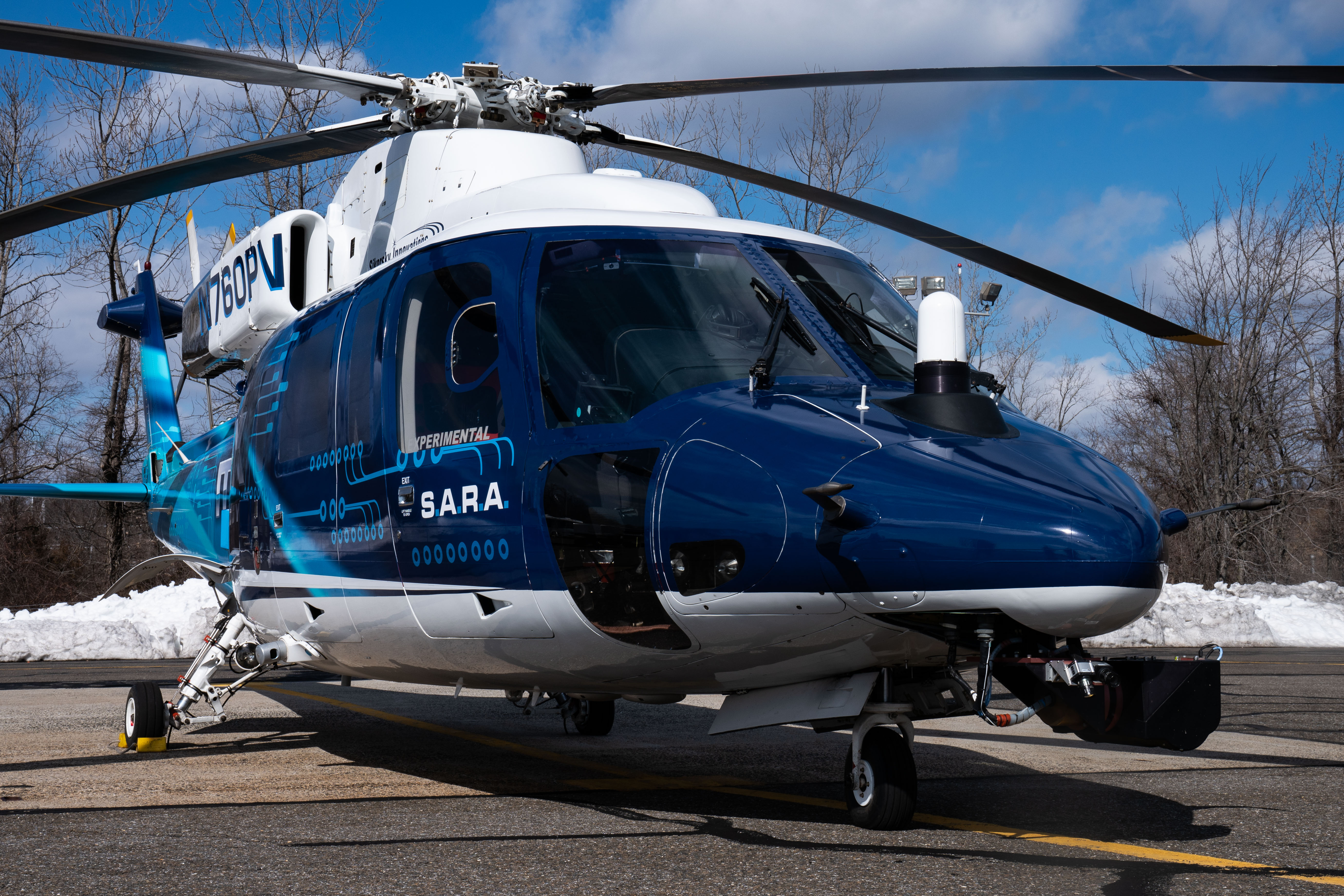 sikorsky sara autonomous experimental helicopter test flight