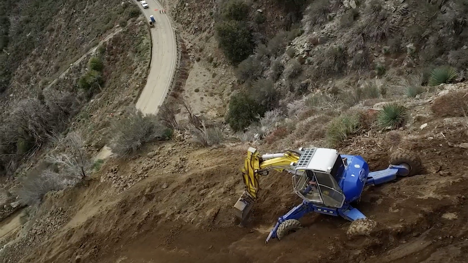 Angeles Crest Landslide