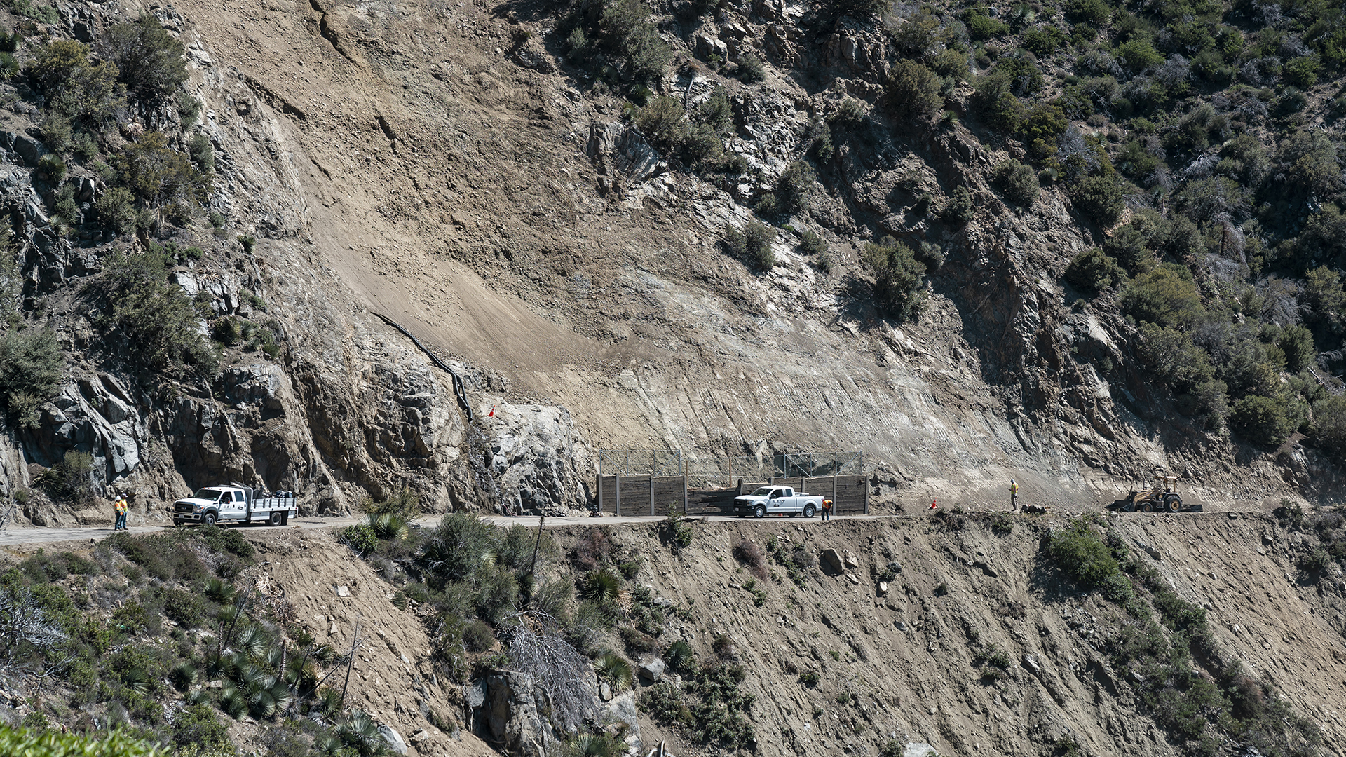 Angeles Crest Landslide