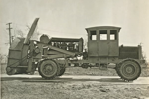 Winther Rotary Snow Plow Truck