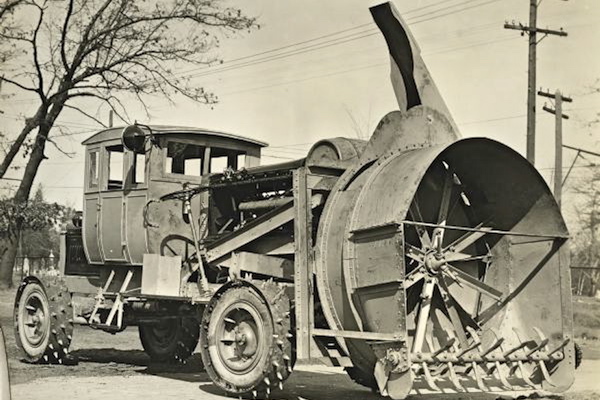 Winther Rotary Snow Plow Truck