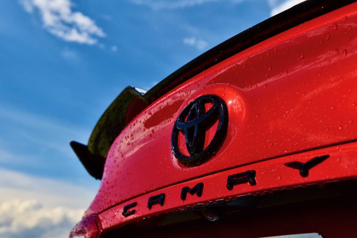 2020 Toyota Camry TRD rear badge