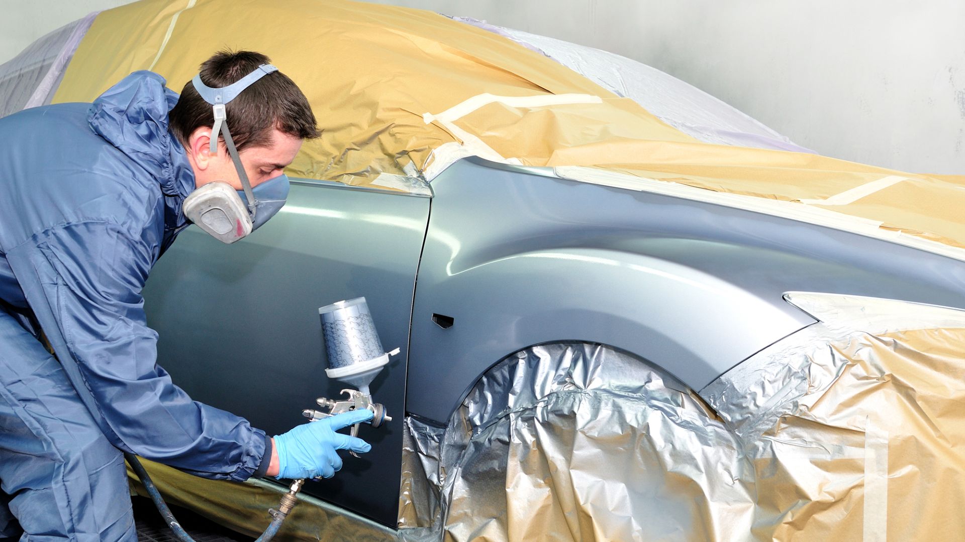 Applying Car Paint