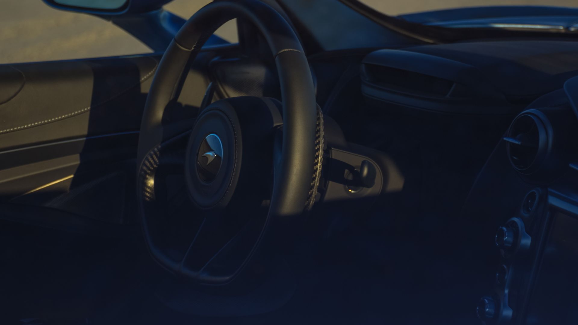 2019 McLaren 720S interior.