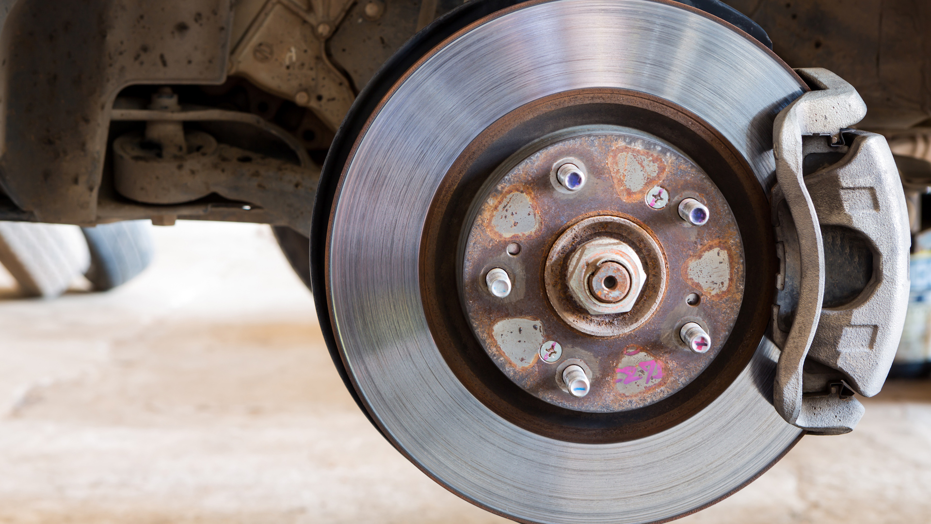 Brakes can cause problems if they're warped or damaged.