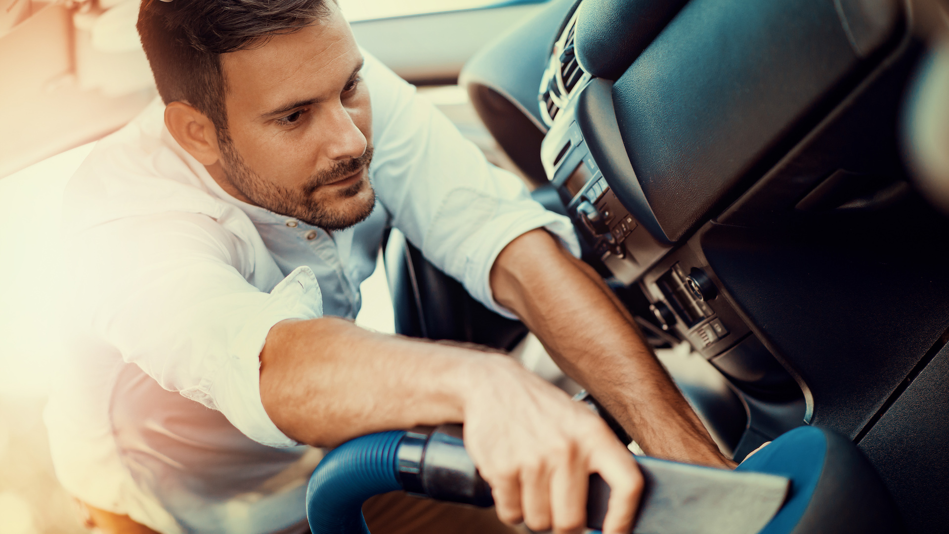 Clean the seats before starting your repair work.