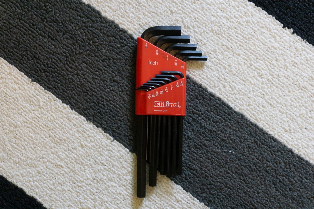 Eklind's SAE hex key set.