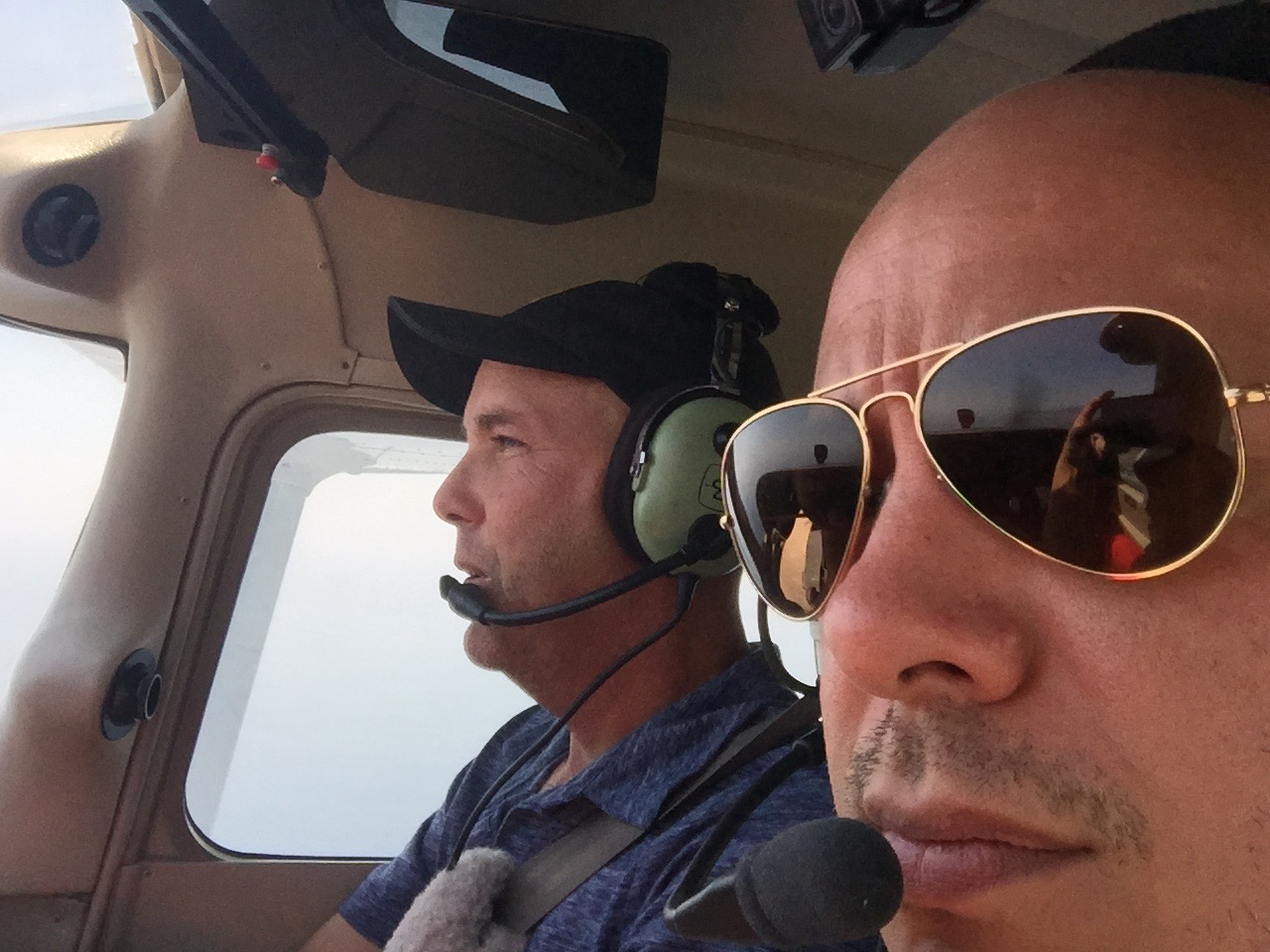 Flight Instructor Craig Leichtenstein & Alex Roy