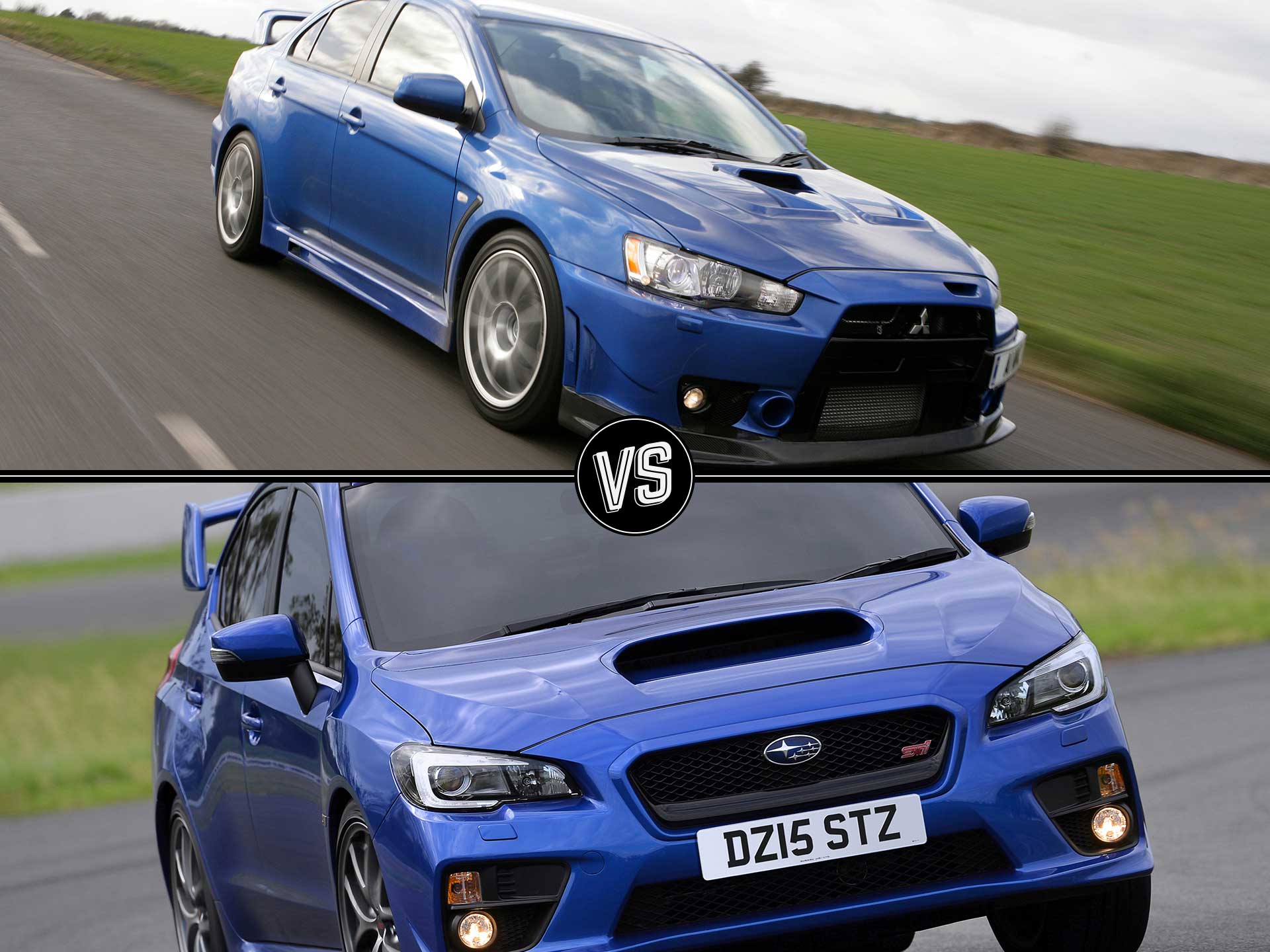 6. Mitsubishi Lancer Evolution vs. Subaru WRX STi