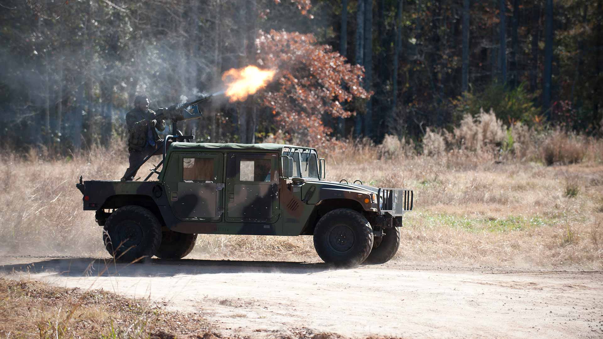 They used an AM General Humvee