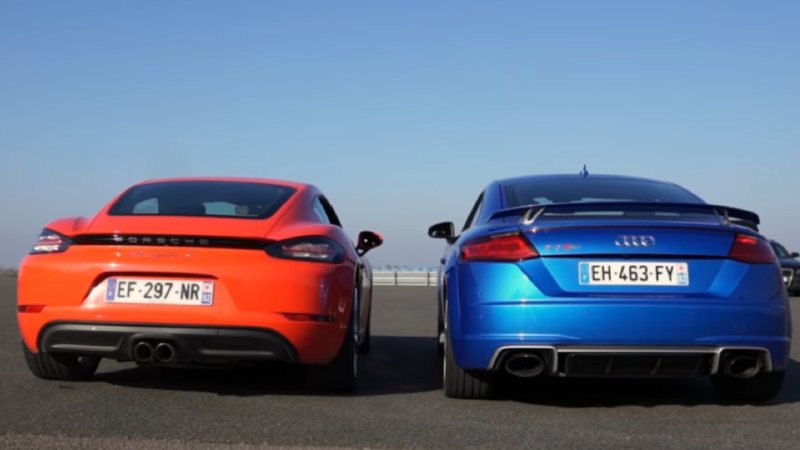 Exhaust Note Battle – Porsche’s 718 Cayman S Takes On Audi’s TT RS