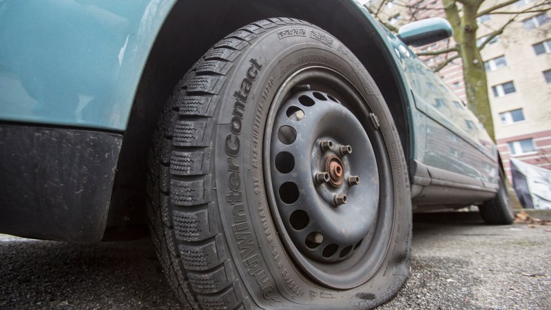 Canadian Man Accidentally Stabs Self While Slashing a Tire