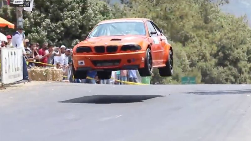 Watch This E46 BMW M3 Fly Up Lebanon’s Falougha Hill Climb