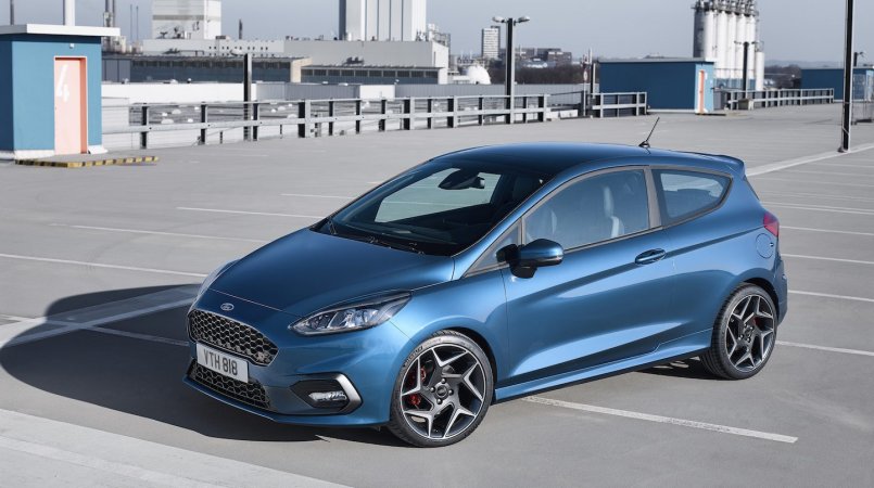 Watch Ford Debut the New Fiesta ST with a Top Gear-Style Race