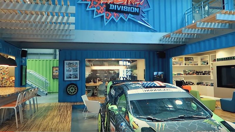 Take a Tour of Ken Block’s Hoonigan Racing Garage with Andreas Bakkerud