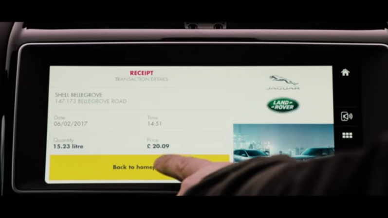 Shell App Lets Jaguar Drivers Pay for Gas Using the Infotainment Screen