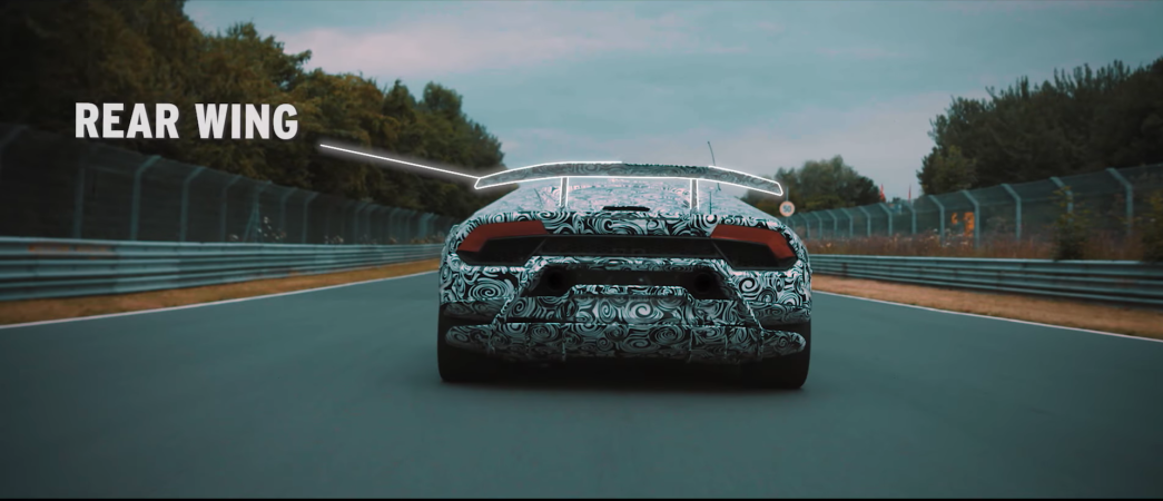 Lamborghini Teases the Huracan Performante’s Aero System