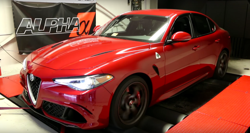 A New Alfa Romeo Giulia Quadrifoglio Heads to the Dyno