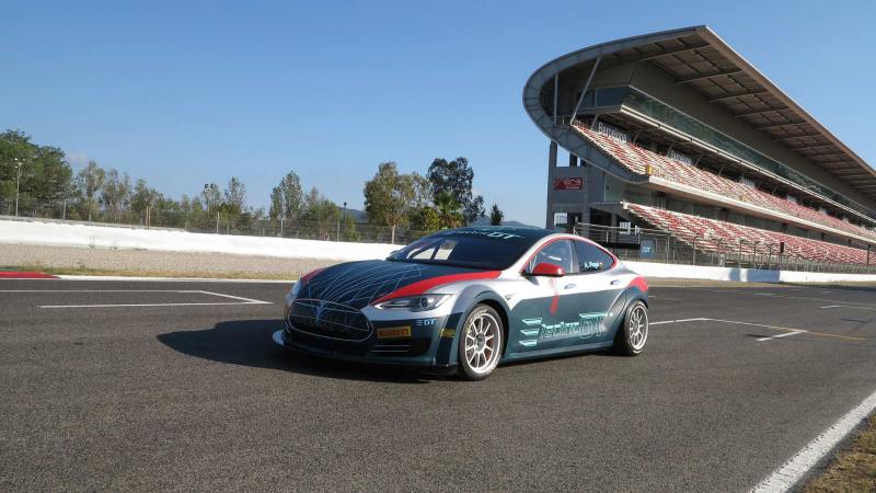 Electric GT’s Tesla Model S P100DL Race Car Packs 778 HP