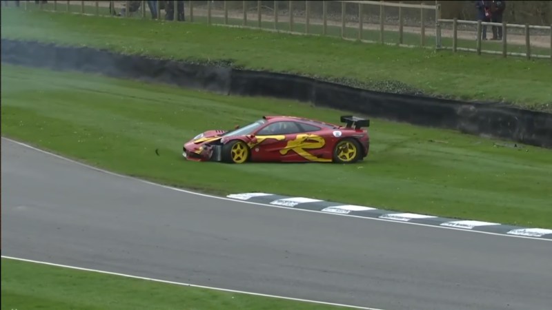 Watch Pink Floyd’s Drummer Wreck His McLaren F1 GTR