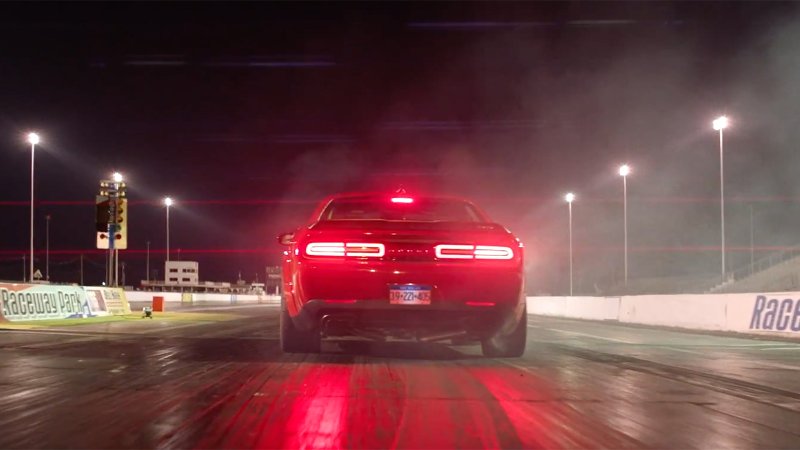 Dodge Challenger Demon’s Torque Reserve Launch System Helps It Sound Amazing