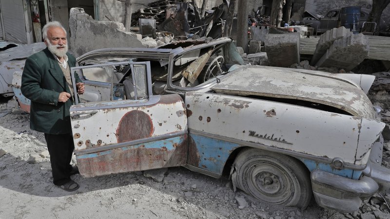 Syrian Man’s Classic Car Collection Ravaged by War