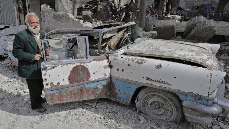 Syrian Man’s Classic Car Collection Ravaged by War